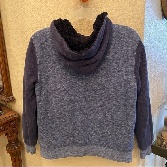 DISTORTION Boys Blue Hoodie Jacket Size Medium - Picture 8 of 9